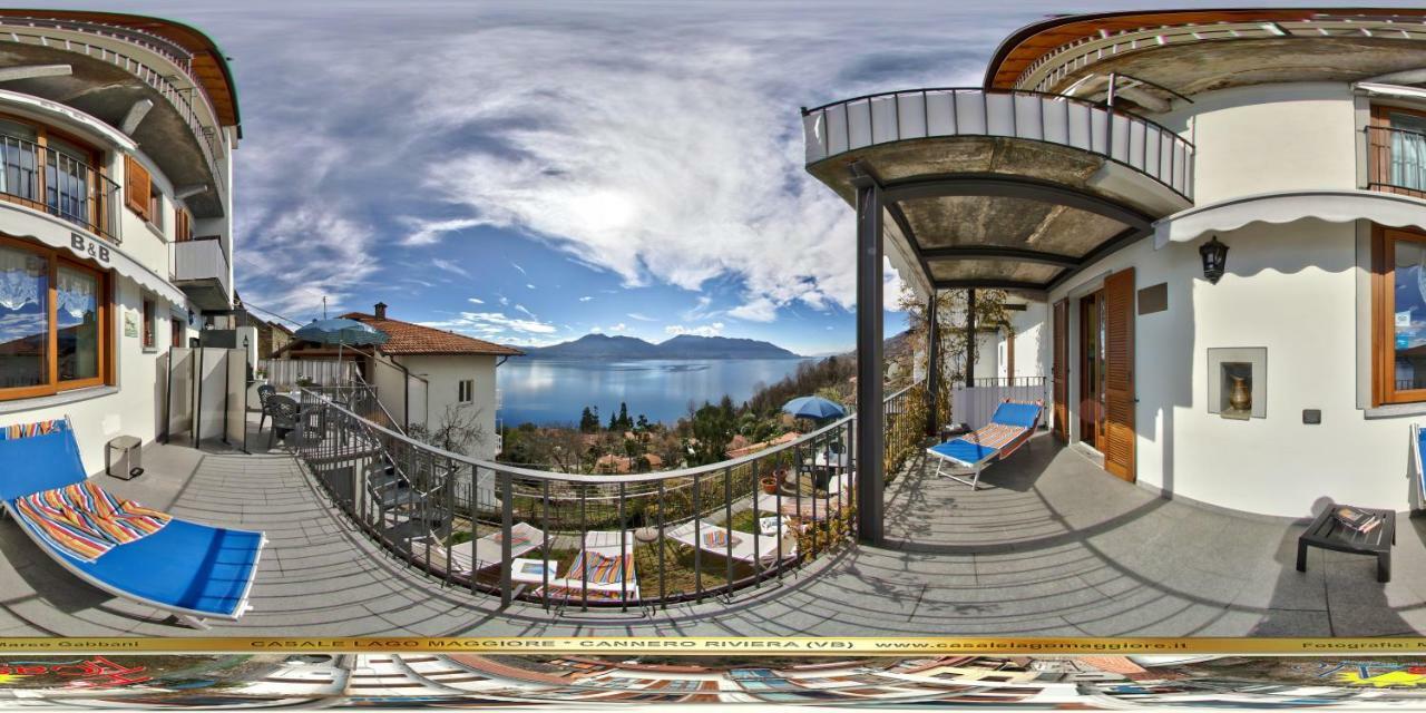 Casale Fe-Wo - Appartamenti Con Vista Lago Cannero Riviera Bagian luar foto