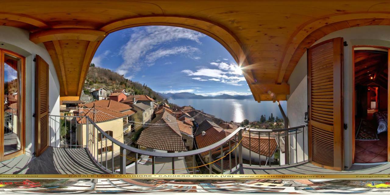 Casale Fe-Wo - Appartamenti Con Vista Lago Cannero Riviera Bagian luar foto