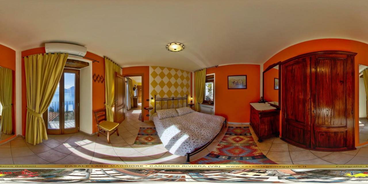 Casale Fe-Wo - Appartamenti Con Vista Lago Cannero Riviera Bagian luar foto
